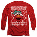 Sesame Street Elmo Ugly Christmas Long Sleeve T-Shirt