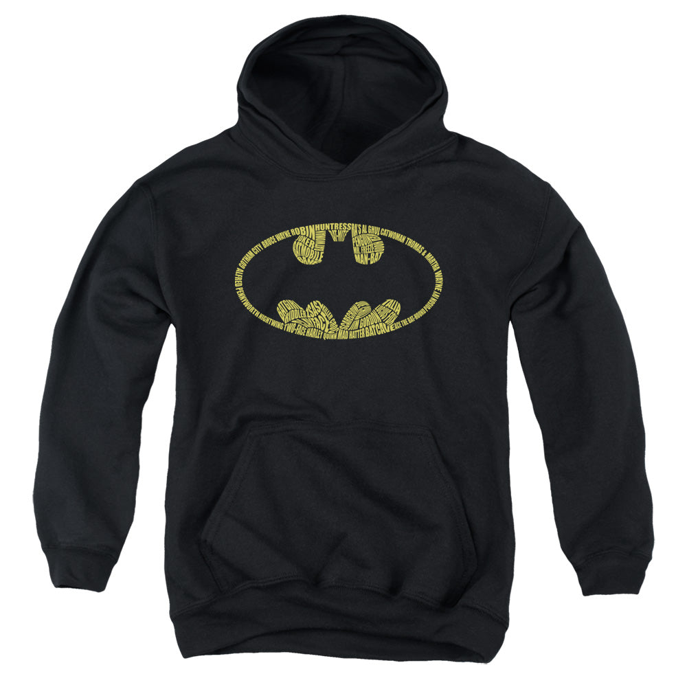 Batman Word Logo Youth Hoodie