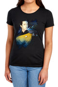 Star Trek Data 25th Womens T-Shirt