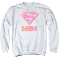 Superman Super Mom Pink Crewneck Sweatshirt