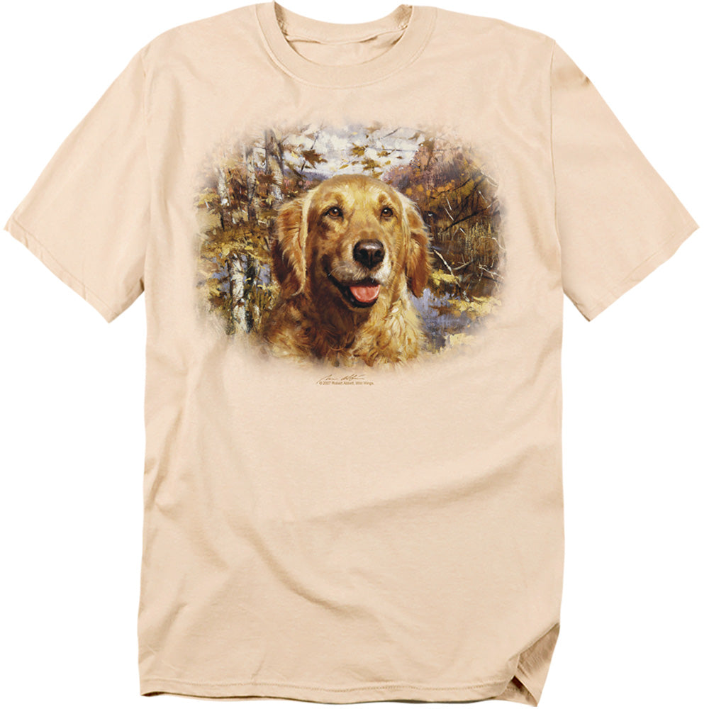 Wild Wings Golden Retriever Head T-Shirt