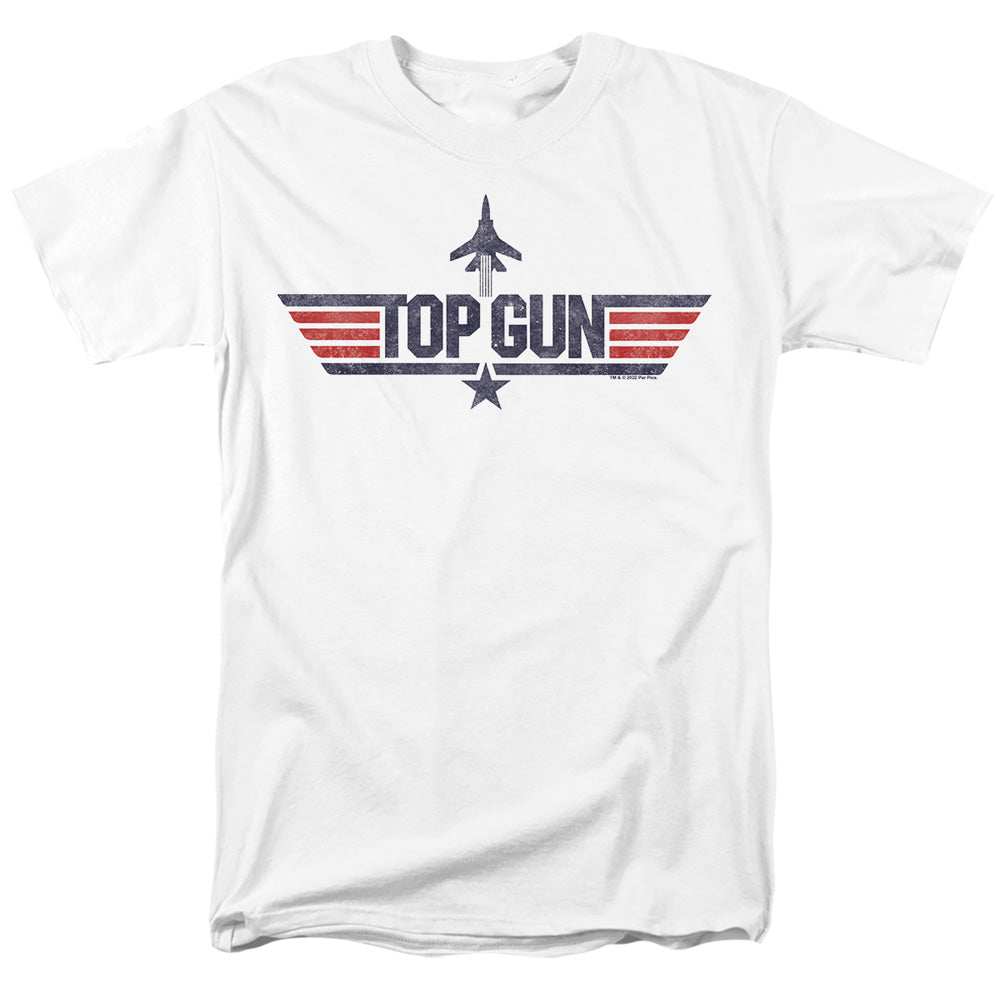 Top Gun Logo White PAR836 T-Shirt