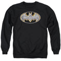 Batman Steel Fire Shield Crewneck Sweatshirt