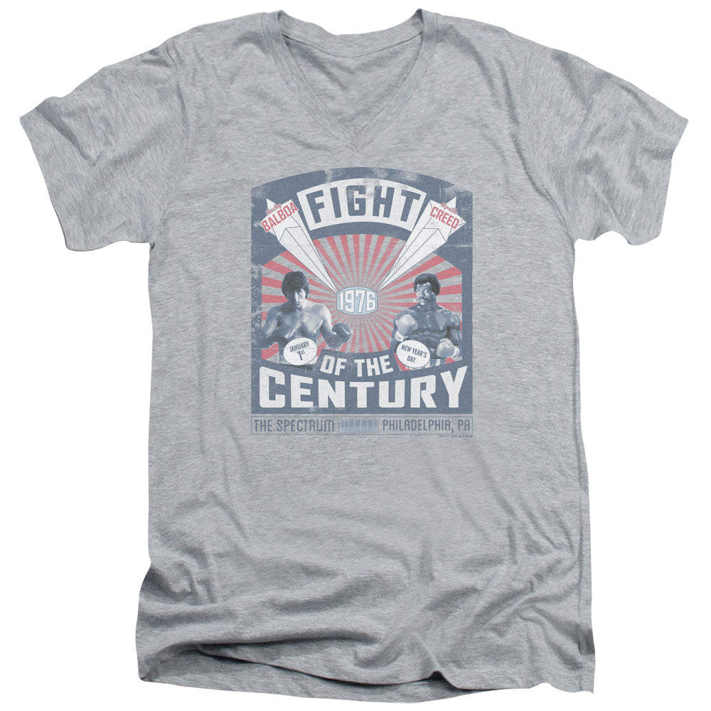 Rocky Balboa Creed Fight Poster V-Neck T-Shirt