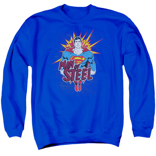 Superman Steel Pop Crewneck Sweatshirt