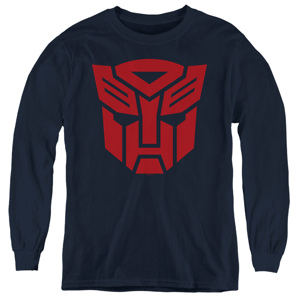 Transformers Autobot Logo Youth Long Sleeve T-Shirt