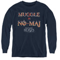 Fantastic Beasts Uk Us No Maj Youth Long Sleeve T-Shirt