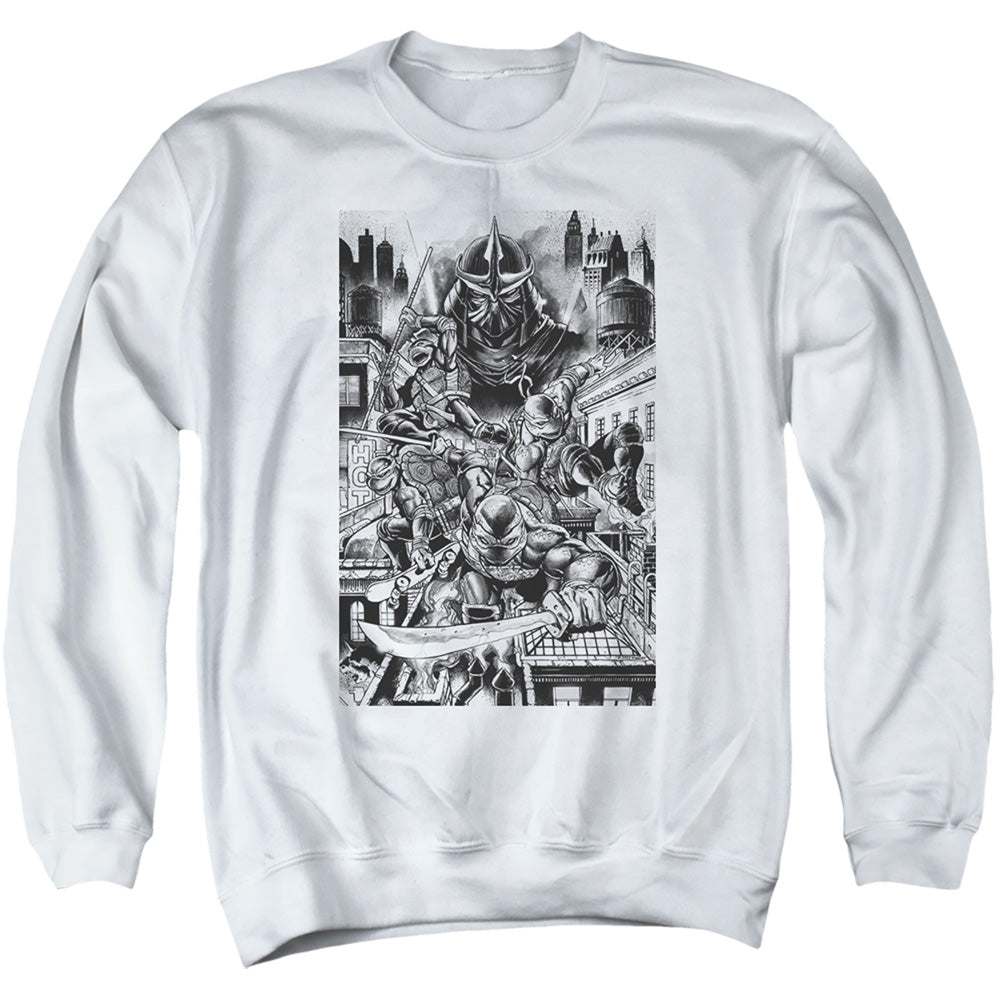 Teenage Mutant Ninja Turtles Take Down Shredder Crewneck Sweatshirt