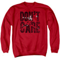 Justice League DonT Care Crewneck Sweatshirt
