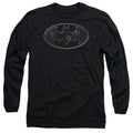 Batman Glass Hole Logo Long Sleeve T-Shirt