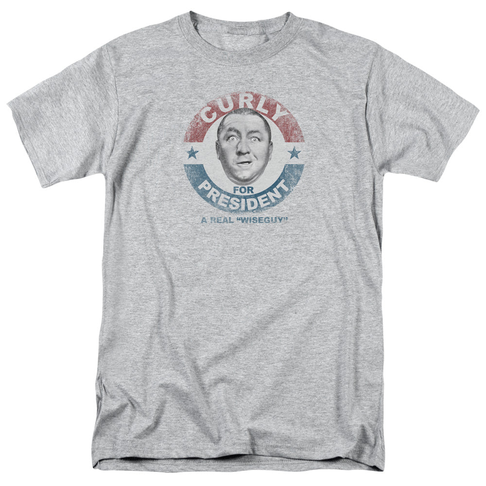 The Three Stooges Curly for President Wiseguy T-Shirt