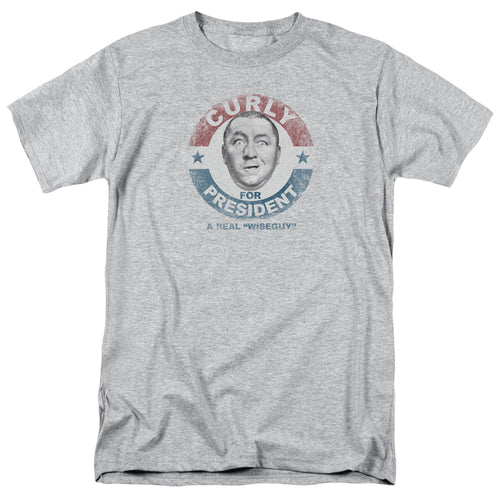 The Three Stooges Curly for President Wiseguy T-Shirt