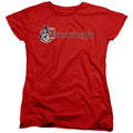 The Princess Bride Vizzini Crest Red Womens T-Shirt