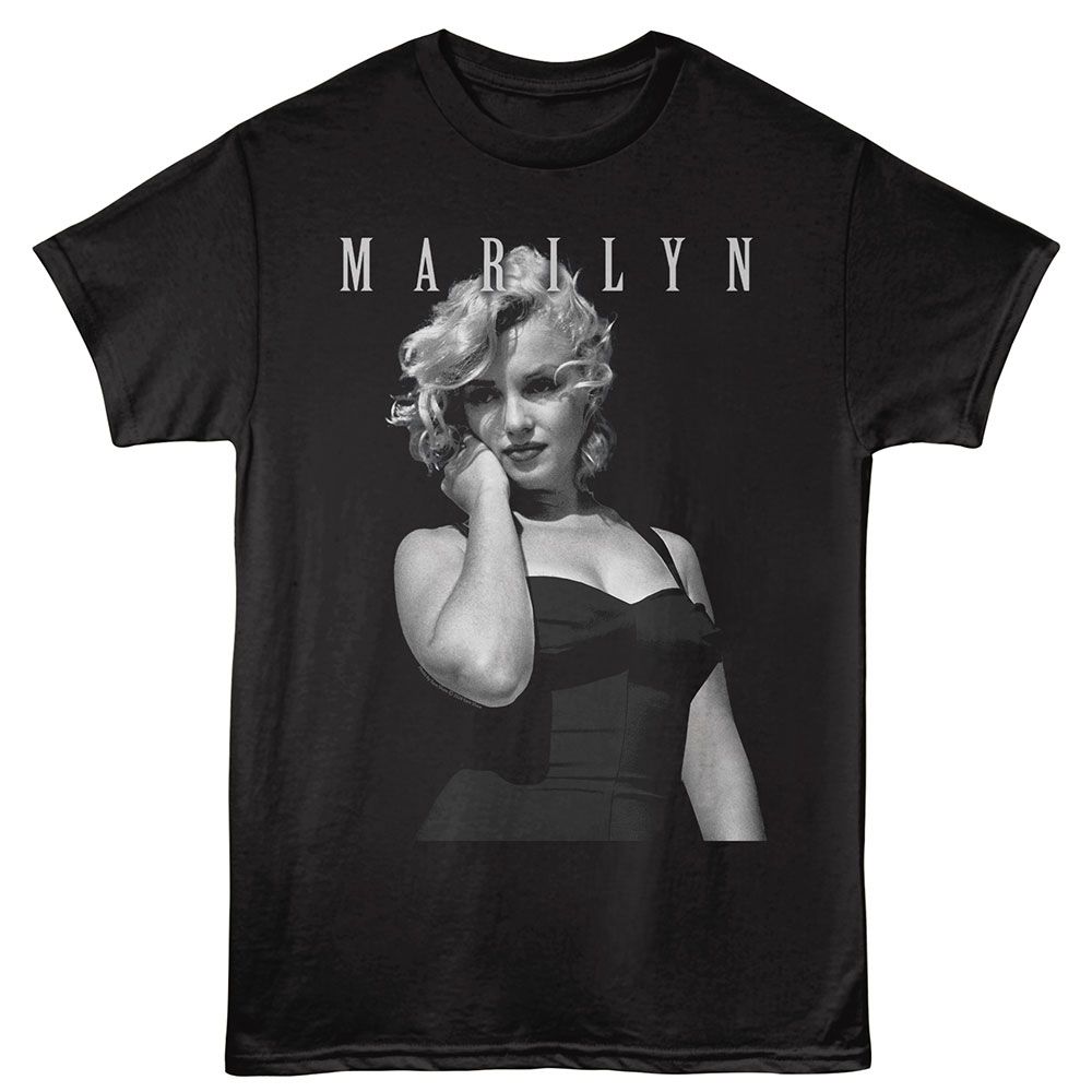 Swimsuit Marilyn Monroe t-shirt in black