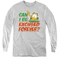 Garfield Excused Forever Youth Long Sleeve T-Shirt