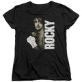 Rocky Painted Portrait Womens T-Shirt