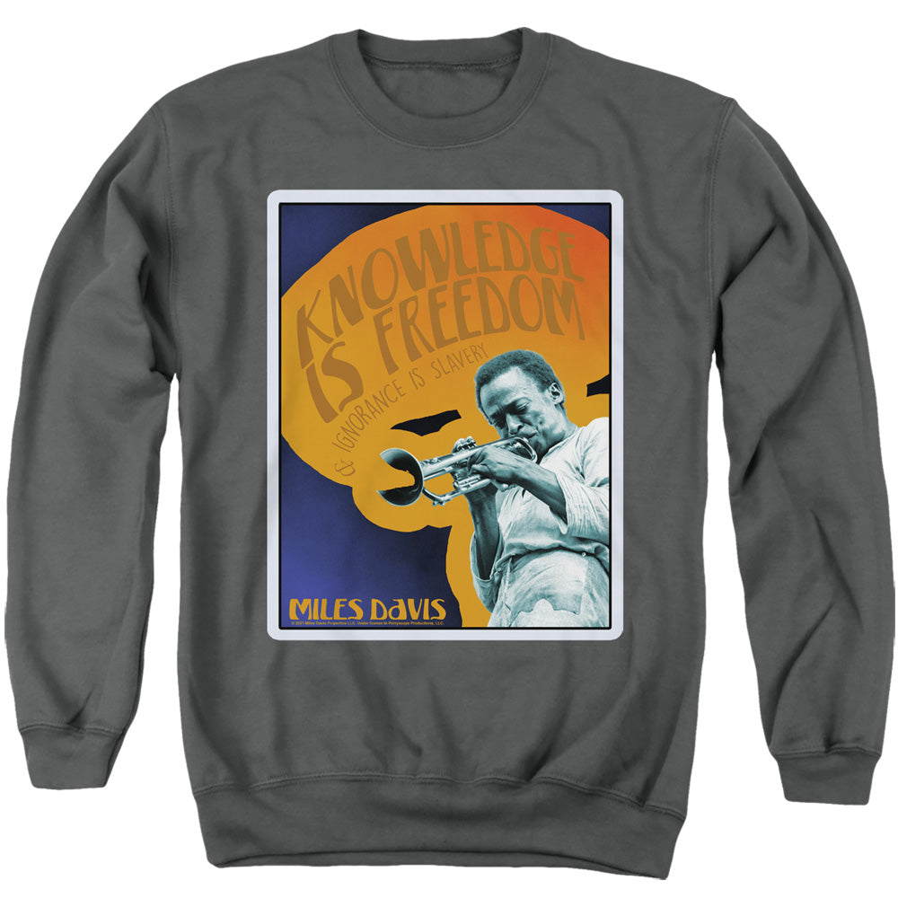 Miles Davis Knowledge Is Freedom Crewneck Sweatshirt