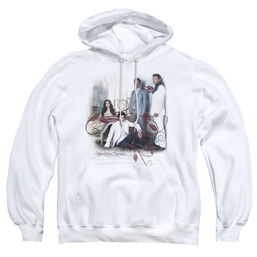 The Vampire Diaries Three Plus One White Pullover Hoodie