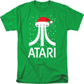 Atari Santa Hat Green T-Shirt