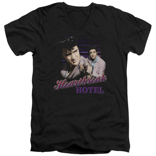 Elvis Presley Heartbreak Hotel V-Neck T-Shirt