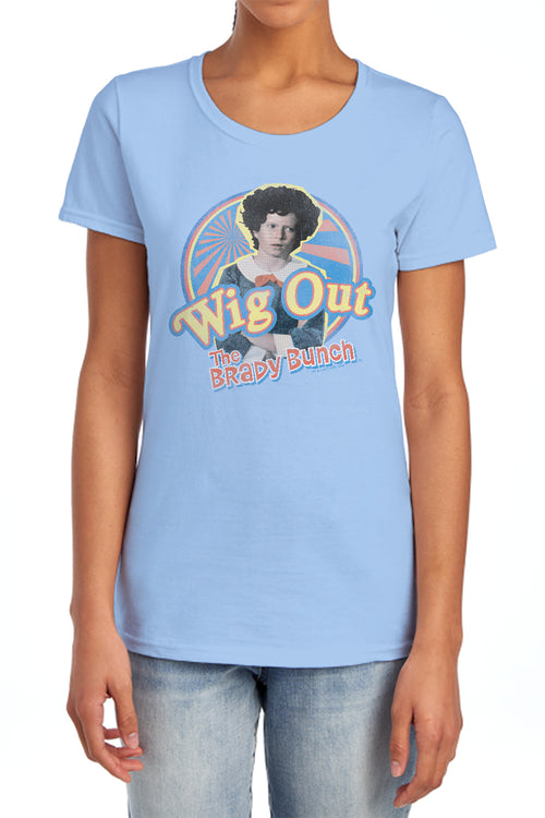 The Brady Bunch Wig Out Womens T-Shirt