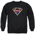 Superman Hawaiian Shield Crewneck Sweatshirt