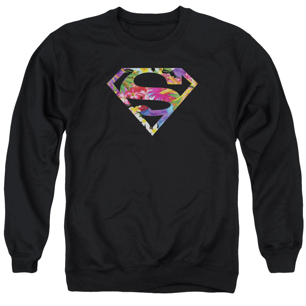 Superman Hawaiian Shield Crewneck Sweatshirt