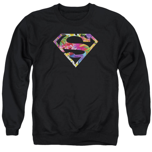 Superman Hawaiian Shield Crewneck Sweatshirt