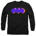 Batman Tri Colored Symbol Long Sleeve T-Shirt