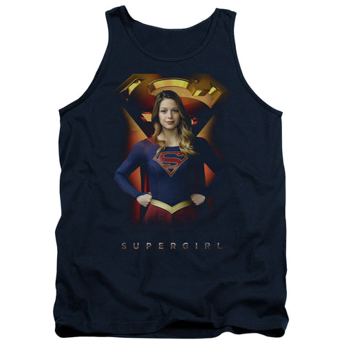 Supergirl Standing Symbol Tank Top