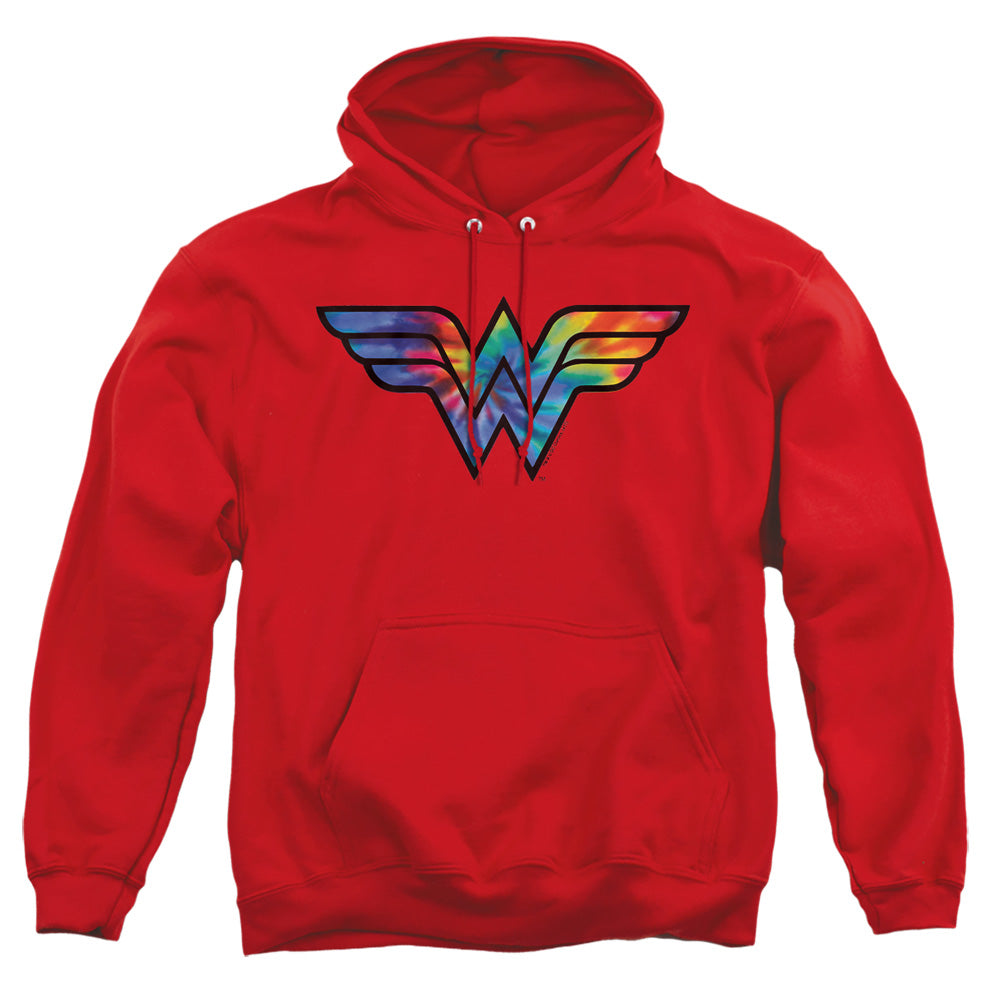 Wonder Woman Wonder Woman Tie Dye Logo Pullover Hoodie