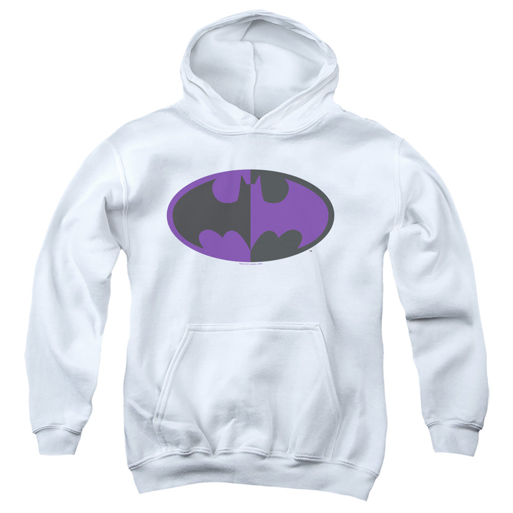 Batman Split Symbol Youth Hoodie