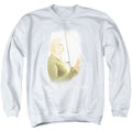 Medium White Light Crewneck Sweatshirt