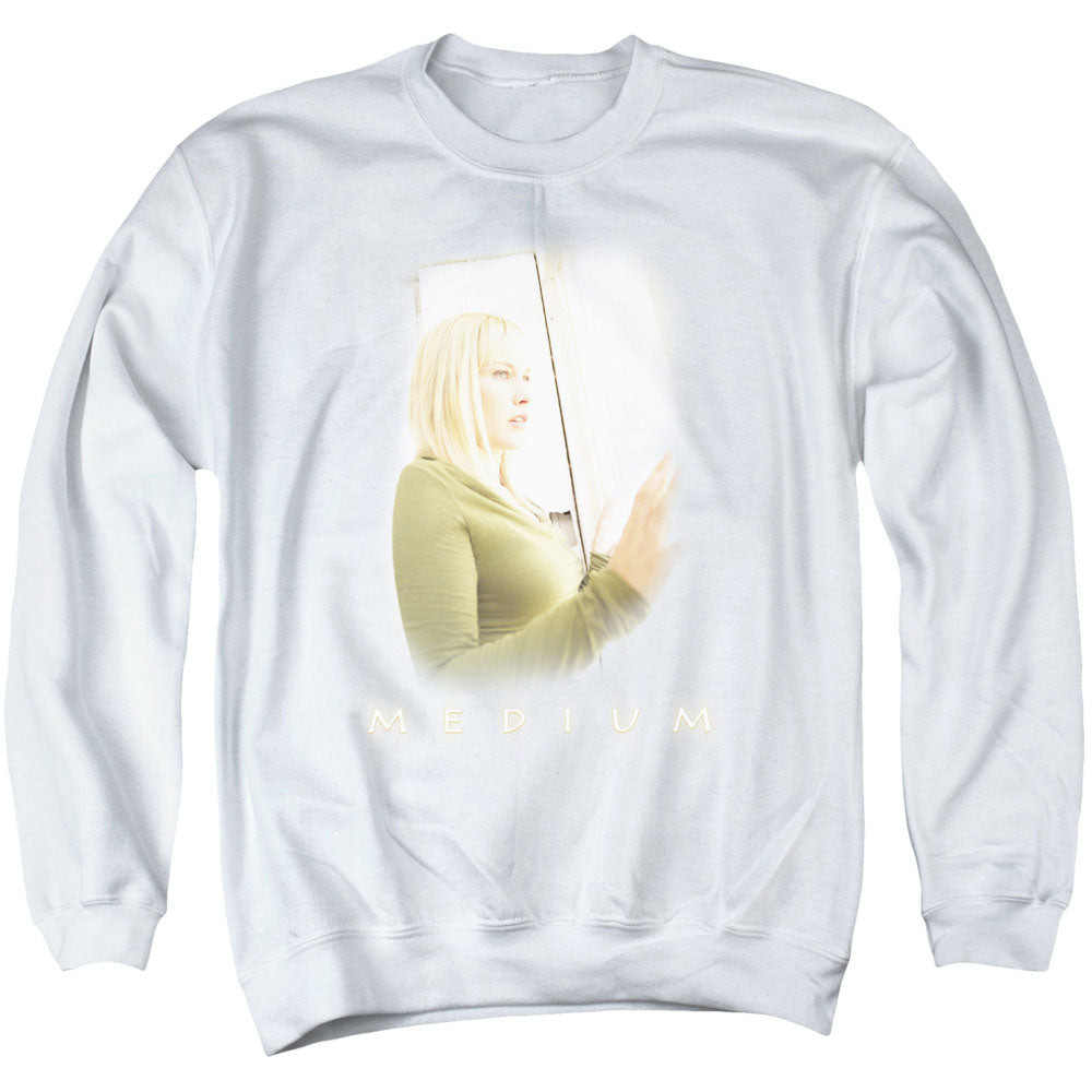 Medium White Light Crewneck Sweatshirt