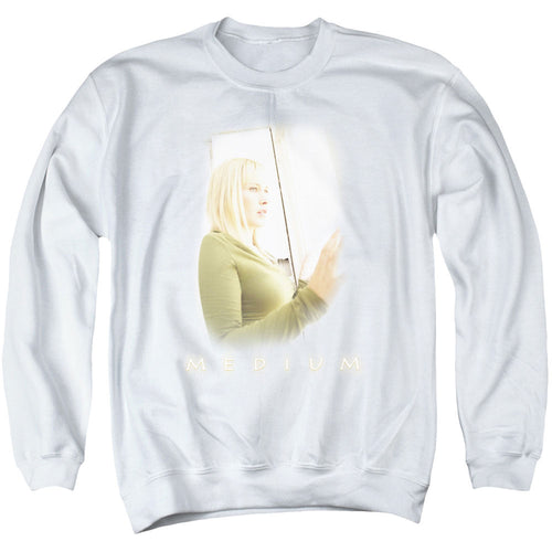 Medium White Light Crewneck Sweatshirt