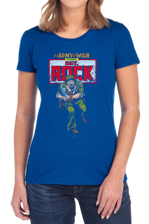 DC Comics Sgt Rock Womens T-Shirt