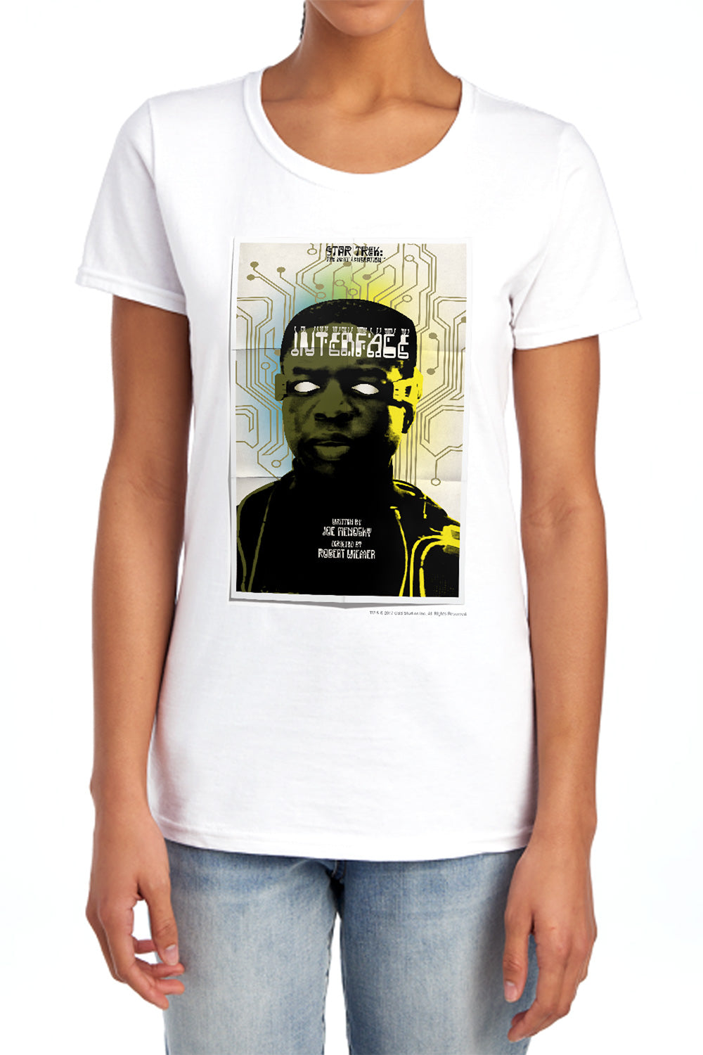Star Trek Interface Womens T-Shirt