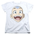 Avatar: The Last Airbender Big Aang Face Womens T-Shirt