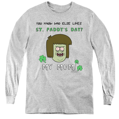 Regular Show My Mom Youth Long Sleeve T-Shirt
