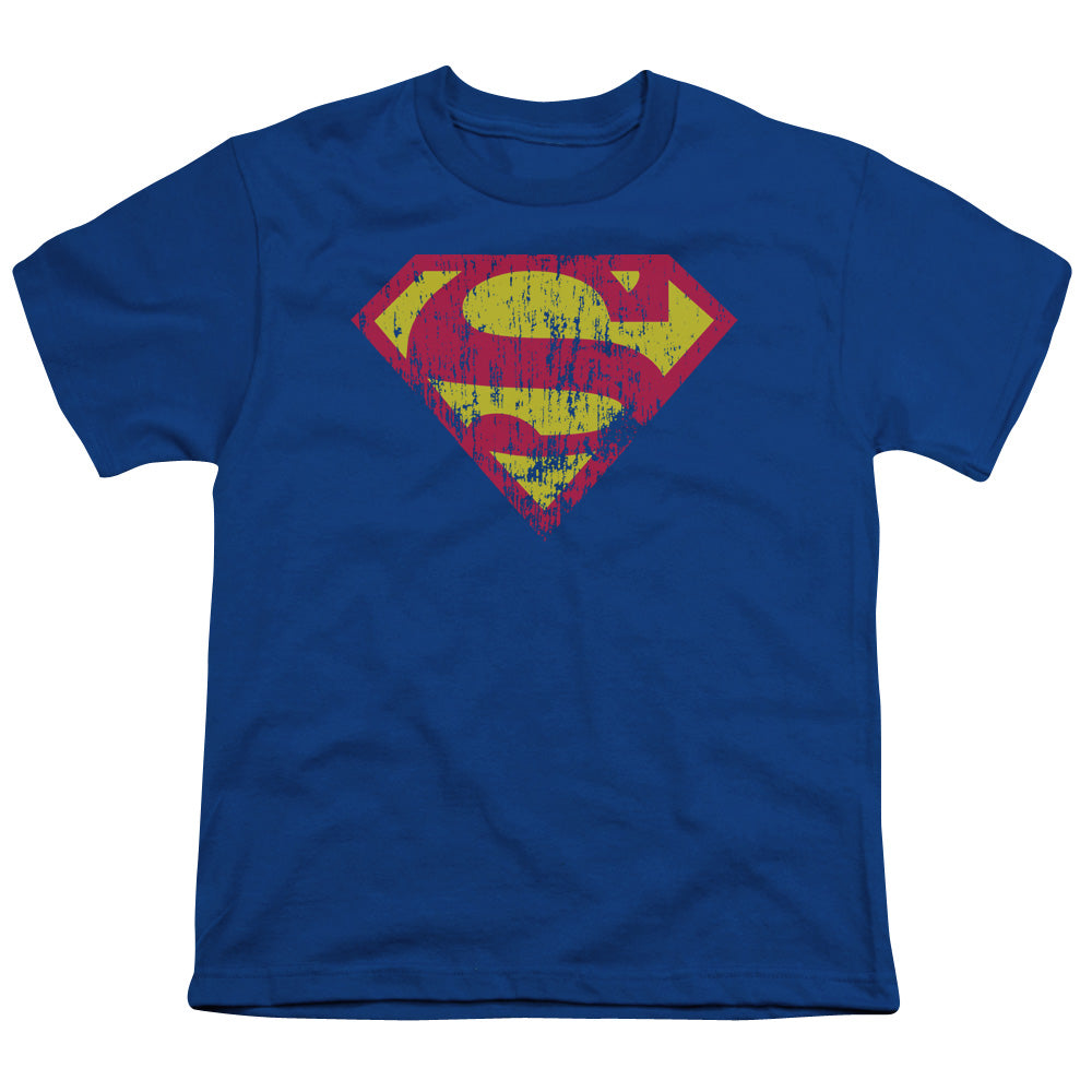 Superman Classic Logo Distressed Youth/Toddler T-Shirt