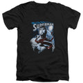 Superman Protect Earth V-Neck T-Shirt