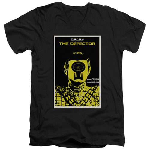 Star Trek The Defector Black V-Neck T-Shirt