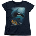 Wild Wings Salmon Hunter Orca Womens T-Shirt