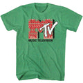 Christmas Sweater MTV t-shirt in kelly heather