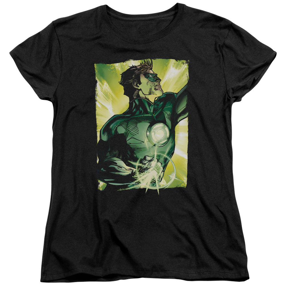 Green Lantern Up Up Womens T-Shirt
