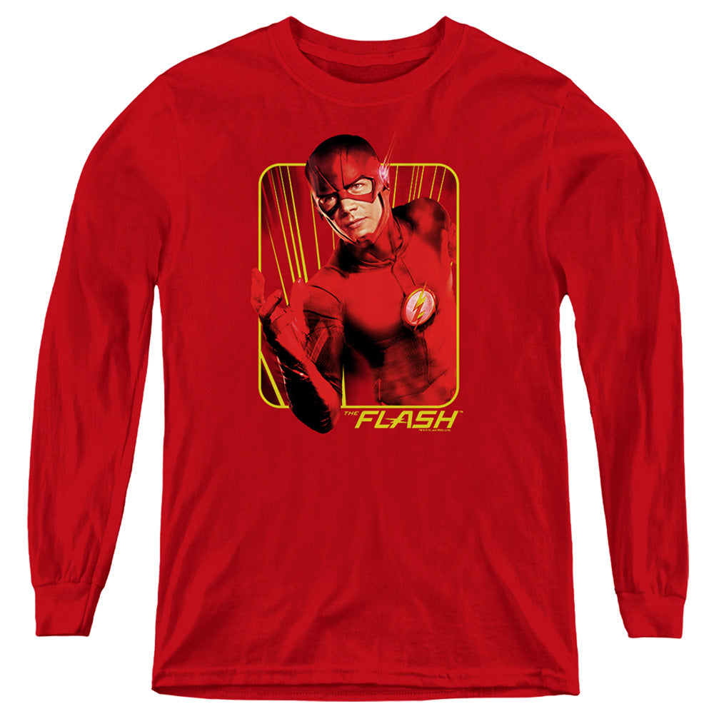 The Flash Barry Bolts Youth Long Sleeve T-Shirt