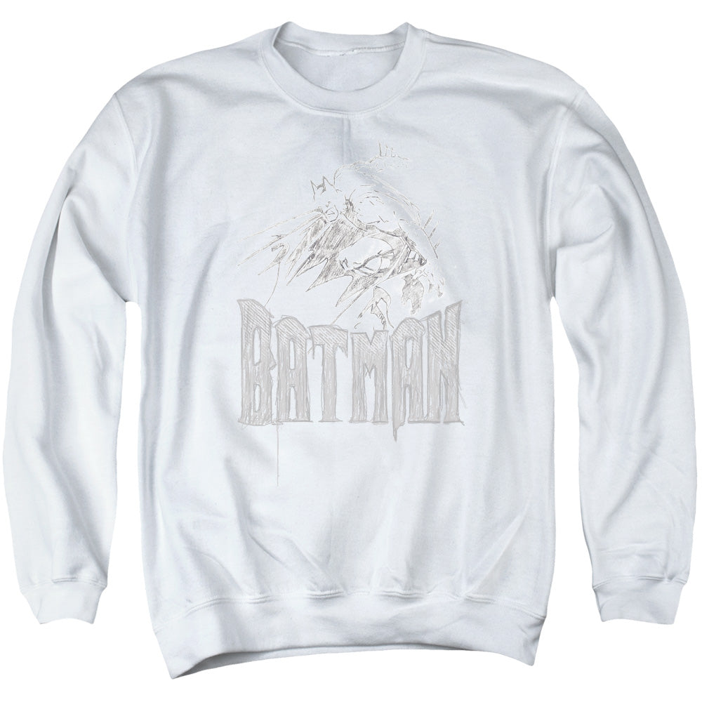 Batman Knight Sketch Crewneck Sweatshirt