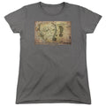 The Hobbit Middle Earth Map Womens T-Shirt