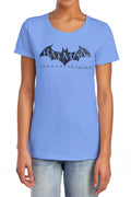Batman Crackle Logo Womens T-Shirt