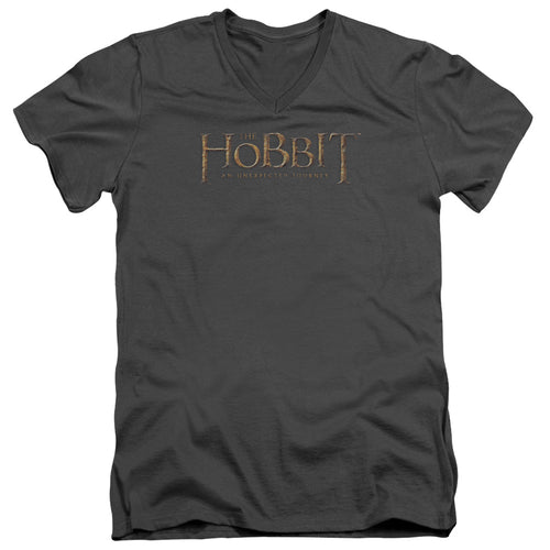 The Hobbit Distressed Logo V-Neck T-Shirt